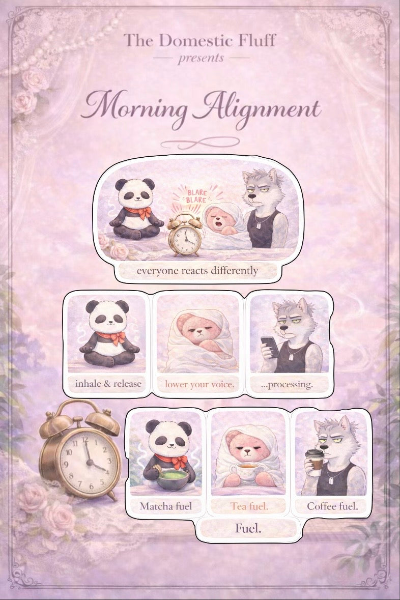 The Domestic Fluff's Morning Alignment