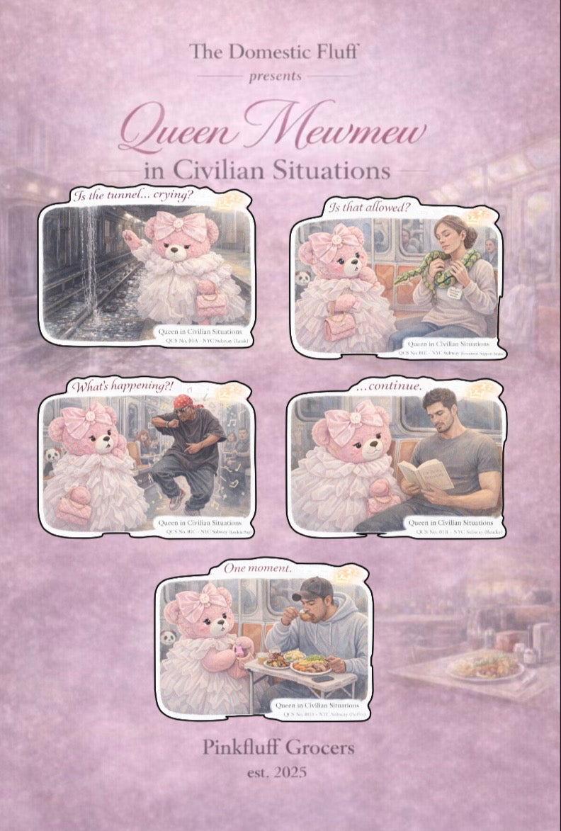 Queen Mewmew in Civilian Situations - The New York Subway