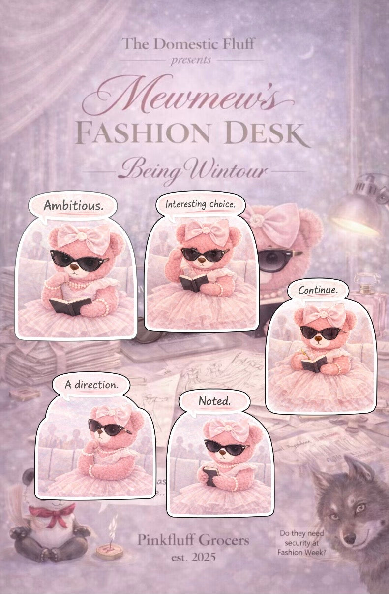 Mewmew's Fashion Desk - Being Wintour