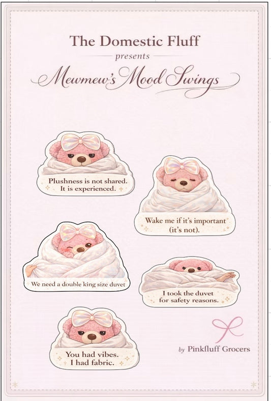 Mewmew’s Mood Swings — Duvet Edition